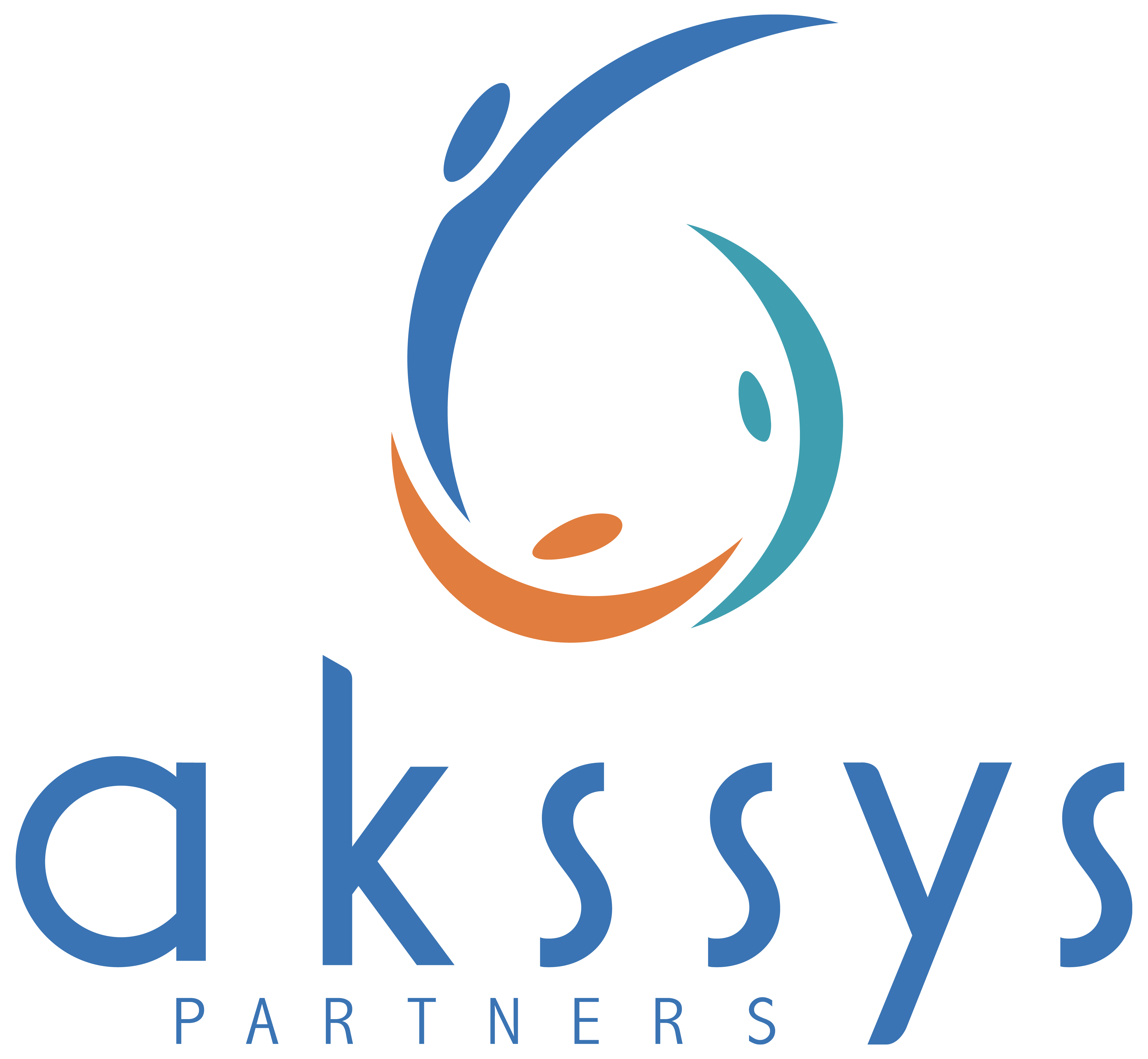 logo Akssys Partners, créé par Laurent Agier - agence de communication basée sur Toulon dans le Var